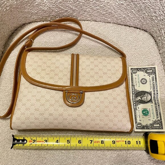Authentic VINTAGE GUCCI Micro GG Monogram Crossbody - Picture 6 of 16